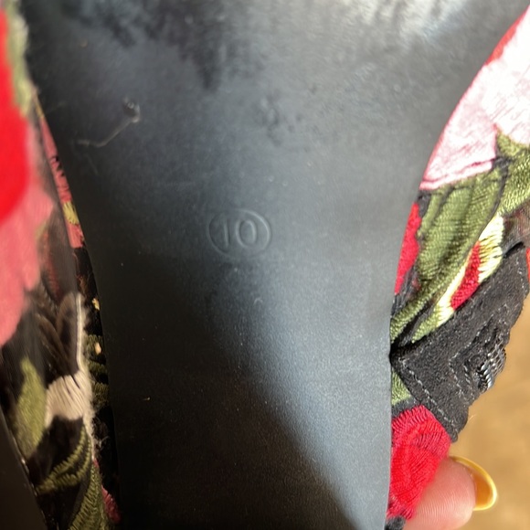 Floral ankle boots - Picture 3 of 9